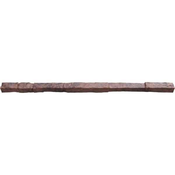 Ekena Millwork 48"W x 2"D x 2"H Universal Trim Sill for StoneWall Faux Stone Siding Panels, Canyon Brown PNUTS02X48CB - main